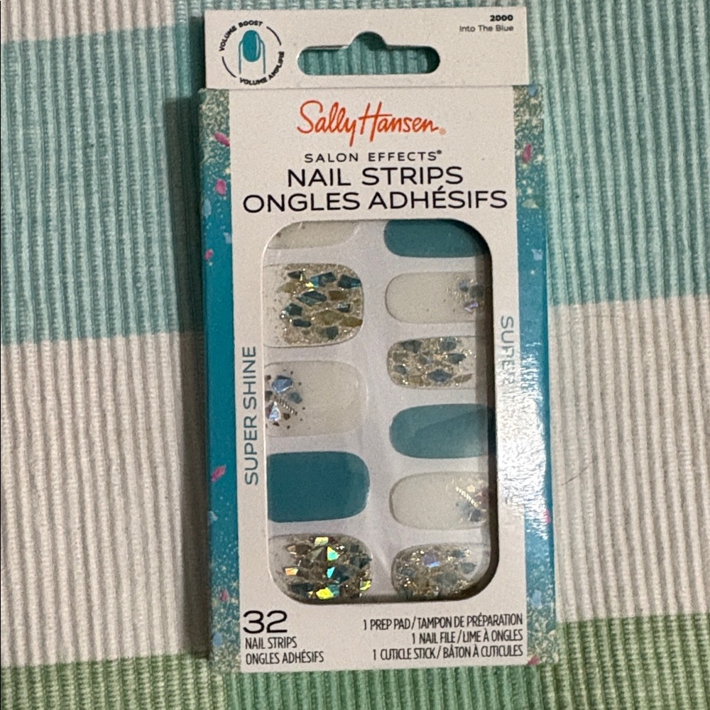Sally Hansen Glitter Nail Strips - Silver Sparkle